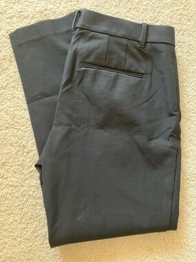 Ann Taylor Men's Black Dress Pants - Modern Flat Front